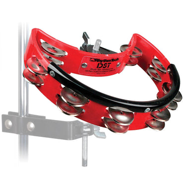 Pandero Rhythm Tech Dst30-u Rojo Doble Hilera 16 Rin Para Bateria